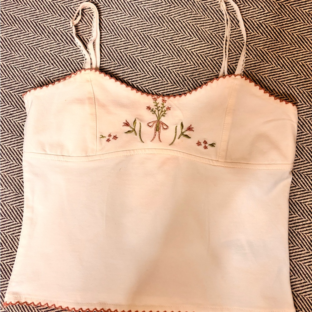 Edikted | Tops | Edikted White Floral Corset Top